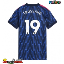 Camisa de Futebol Arsenal Leandro Trossard #19 Equipamento Secundário Mulheres 2025-26 Manga Curta